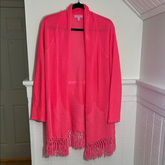 Lilly Pulitzer Sweaters - Lilly Pulitzer Tatum Cardigan Sweater in Pascha Pink size Large